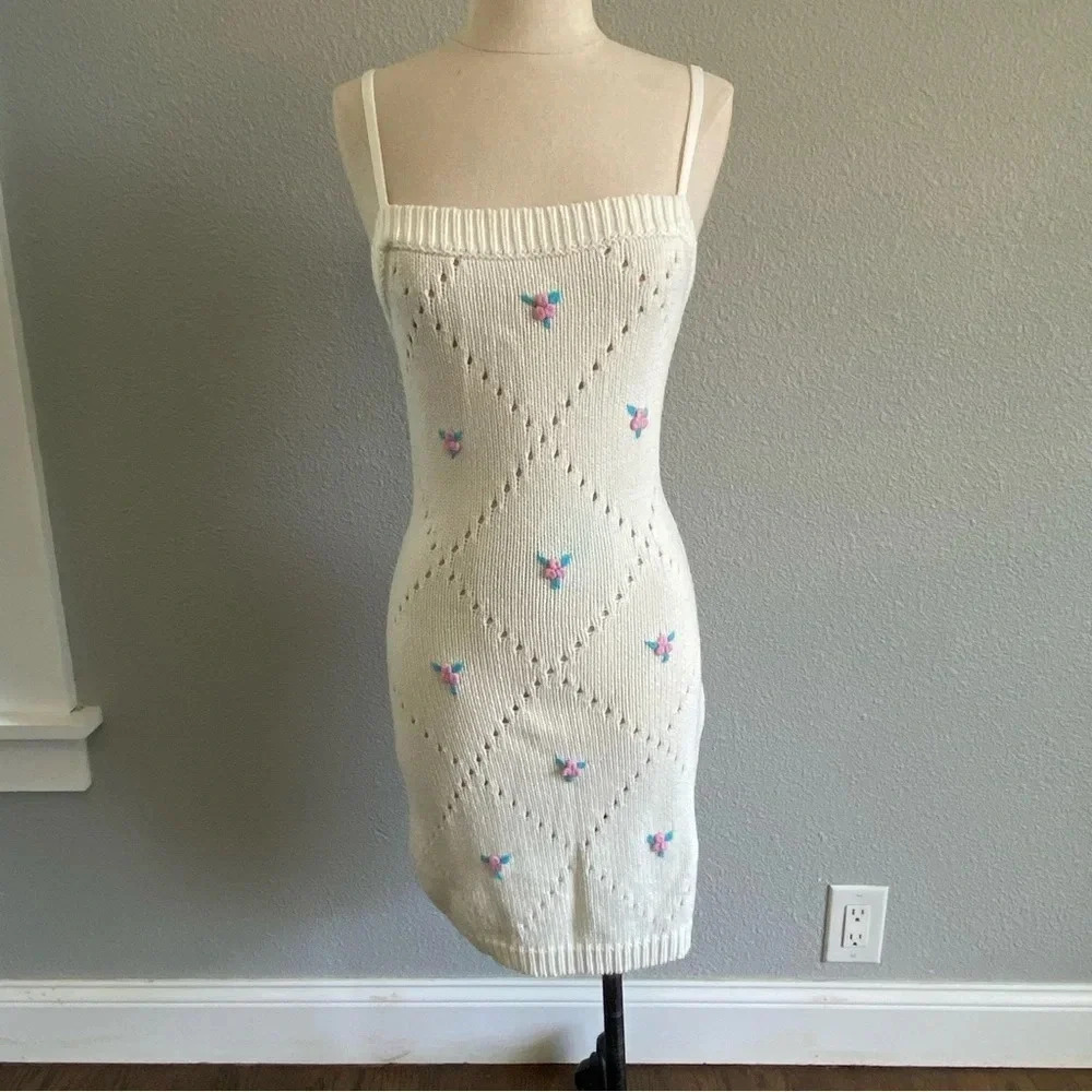 Blue blush mini dress size Medium‎ EUC